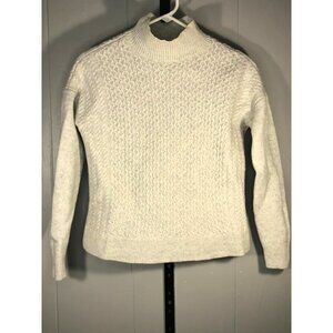 Vineyard Vines Gray Cashmere Merino Wool Cable Knit Pullover Sweater Size S